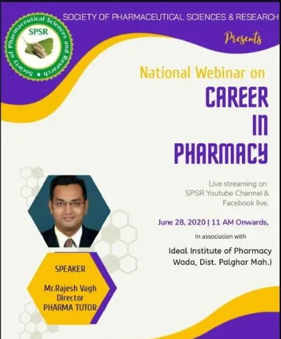 NATIONAL WEBINAR ON CAREER IN PHARMACY