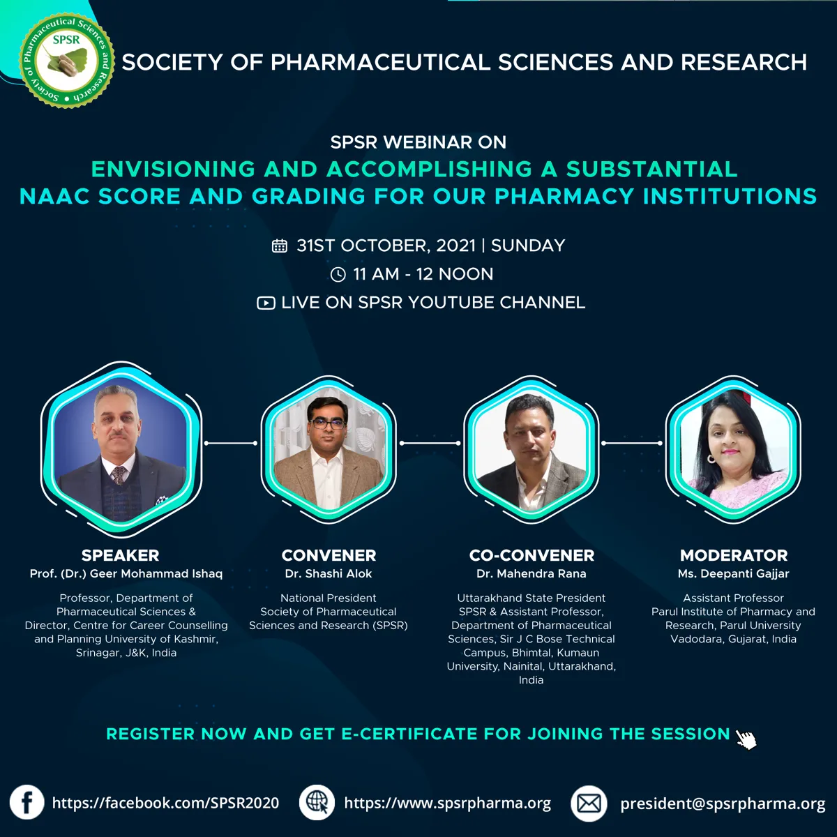 Envisioning and Accomplishing a substantial NAAC Score and Grading for our Pharmacy Institutions